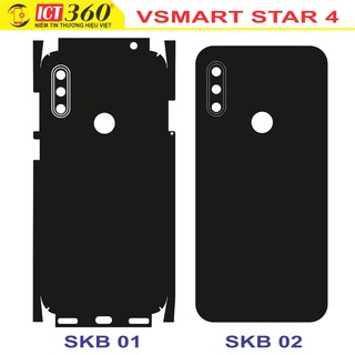 Dán Skin,Decal , Dán Vân Cacbon VSmart Star 4