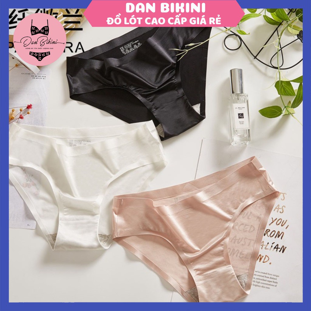 Quần Lót Nữ ❤️Freeship❤️ Quần Lót Lụa Su Siêu Mỏng Thoáng Mát Mềm Mại Tôn Dáng Mã 4028