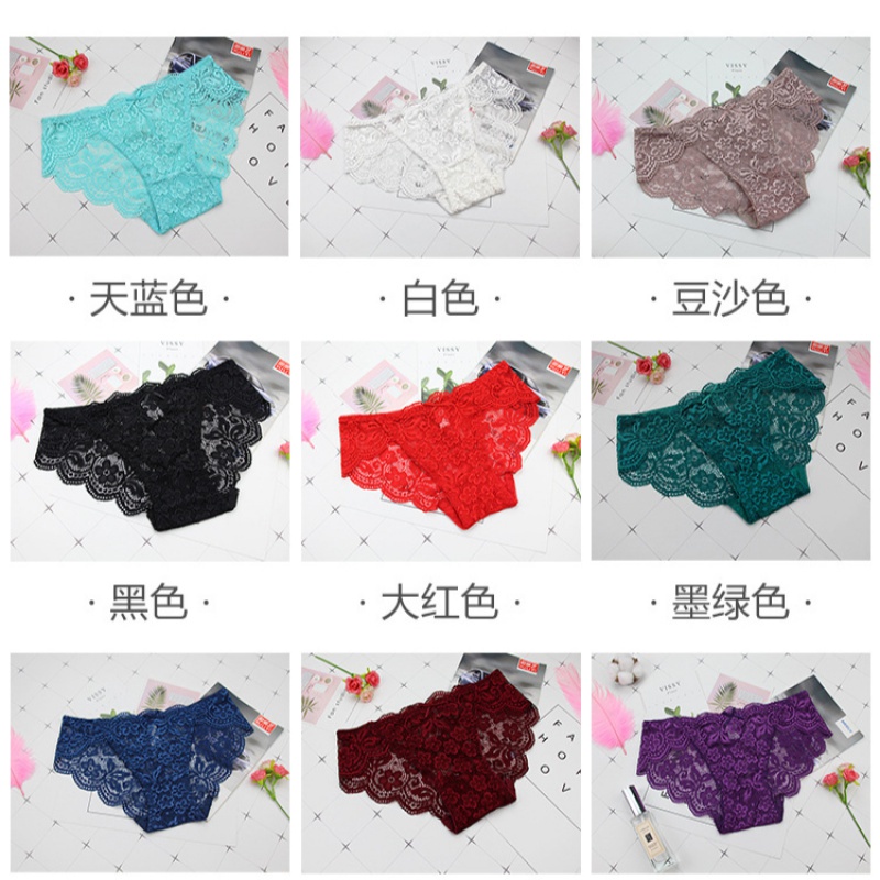 Quần Lót Ren Rỗng Thoáng Khí Nâng Mông 0Y8C