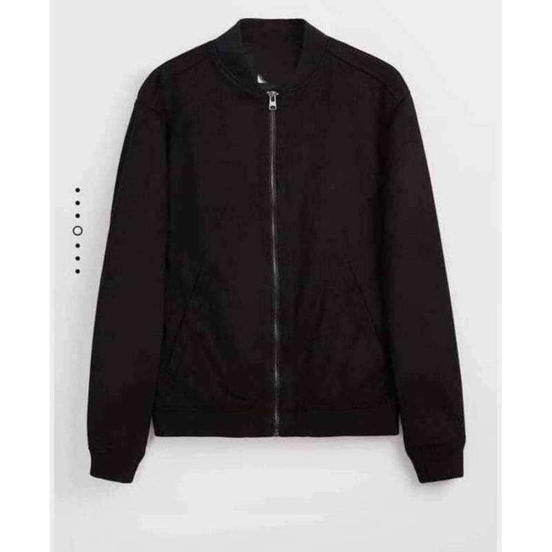 áo khoác bomber da lộn cho nam