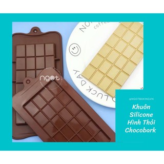 Khuôn silicone hình thỏi chocobark