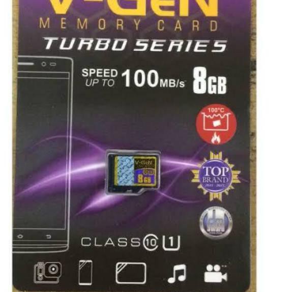 Thẻ Nhớ 6.6 8gb Class 10 Mmc Vgen 8gb Turbo Series | BigBuy360 - bigbuy360.vn