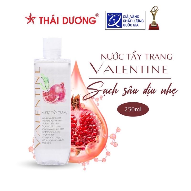 Nước tẩy trang  Valentine chai 250ml- Sao Thái Dương