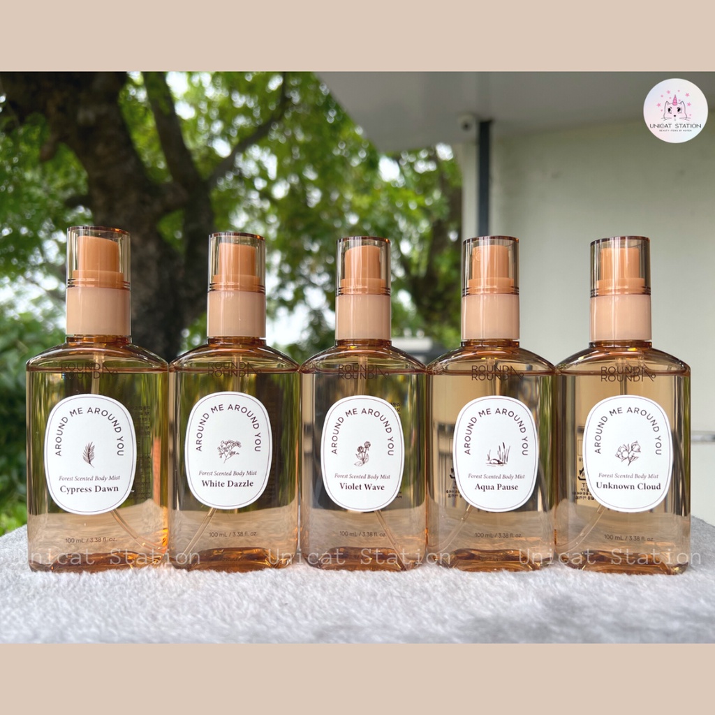 Xịt Thơm ROUND A'ROUND Forest Scented Body Mist 100ml