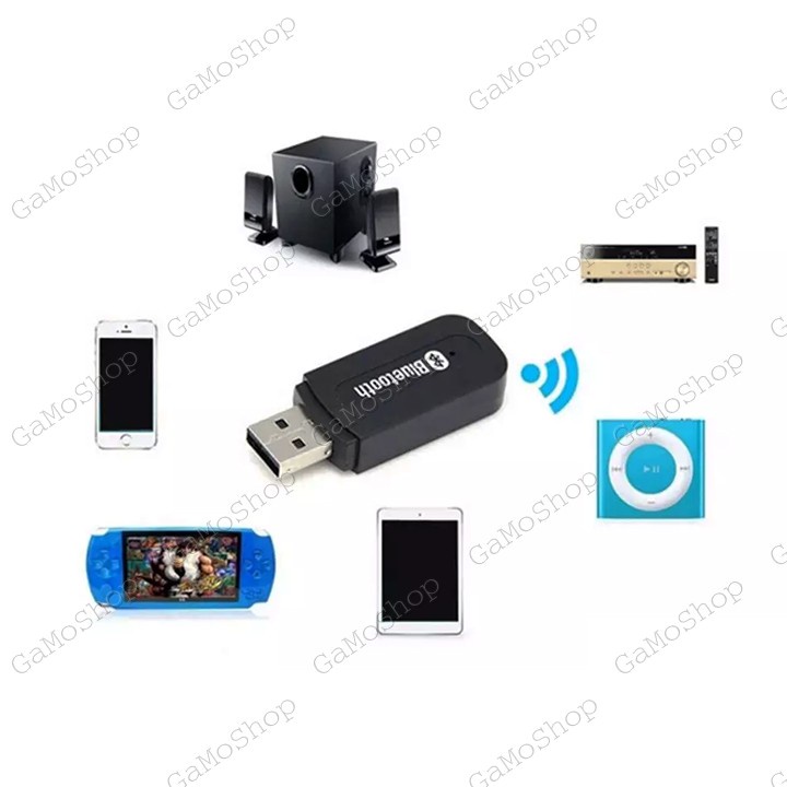 BO4_Bộ USB Bluetooth 5.0 BT Dongle tạo bluetooth cho loa và amply 4in1