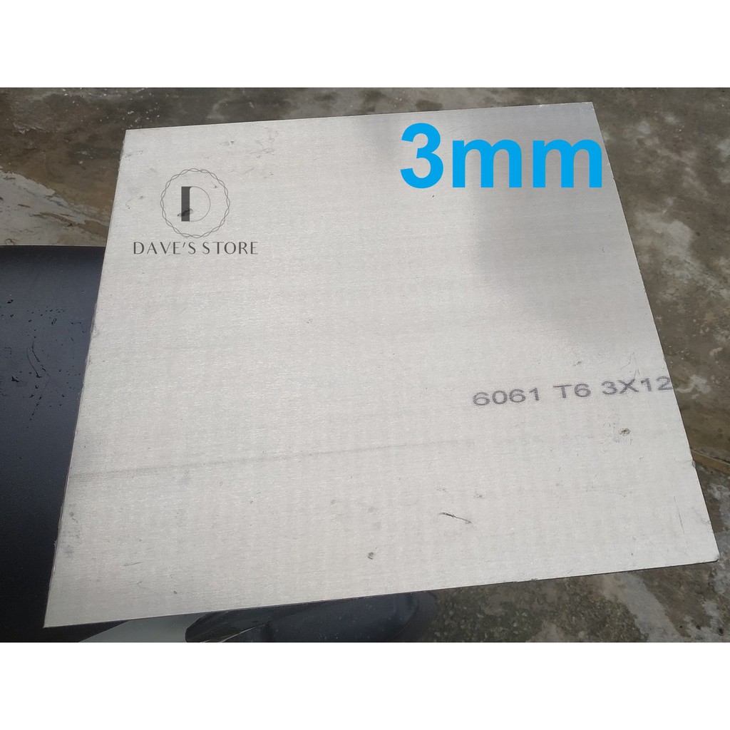 Nhôm tấm dày 3mm, nhiều kích thước - Nhôm 6061