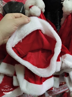 Mũ noel nhung trơn