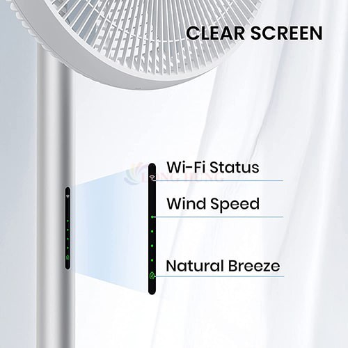 Quạt đứng thông minh Xiaomi Smartmi Standing Fan3 PNP6005EU ZLBPLDS05ZM - Hàng nhập khẩu