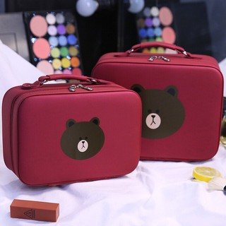 Bộ 2 Cốp Đựng Mỹ Phẩm Gấu Brow