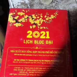 lịch2021 block cuốn