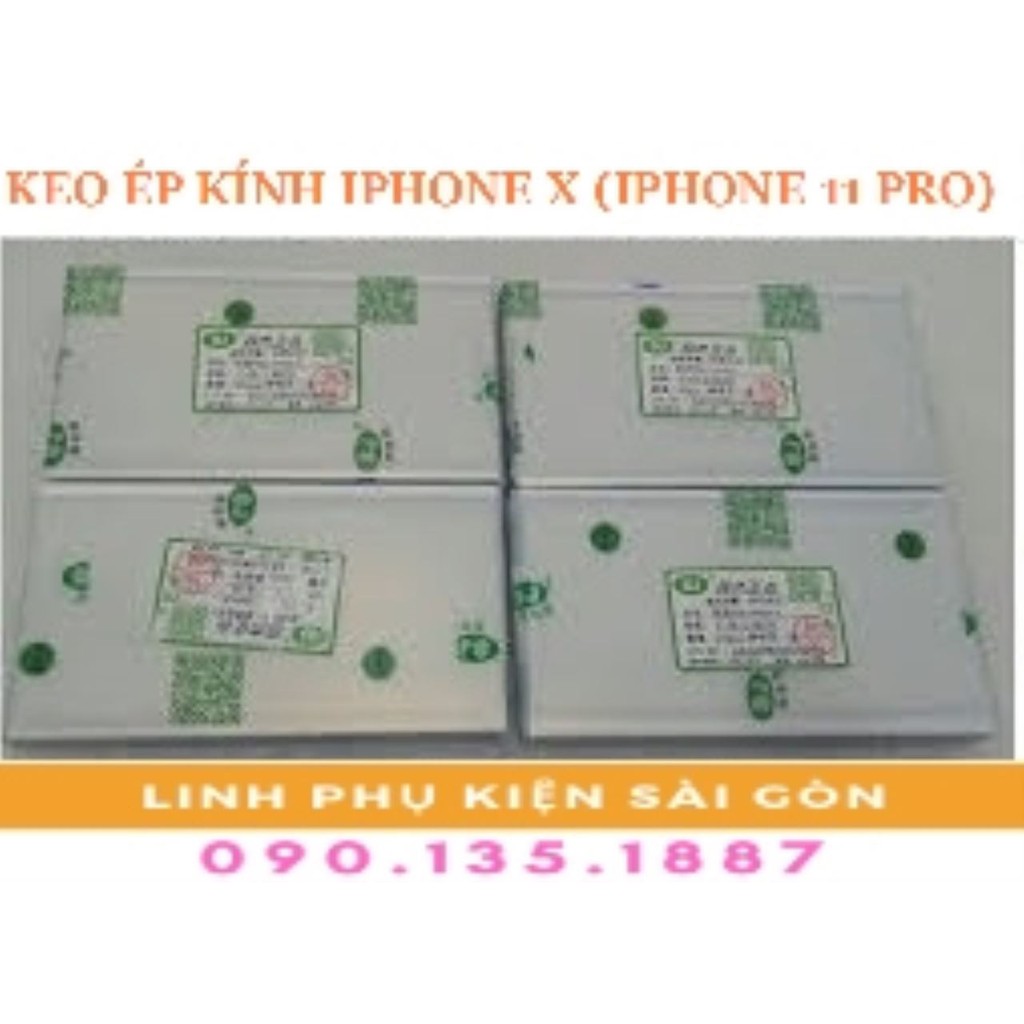 KEO ÉP KÍNH IPHONE X (IPHONE 11 PRO)