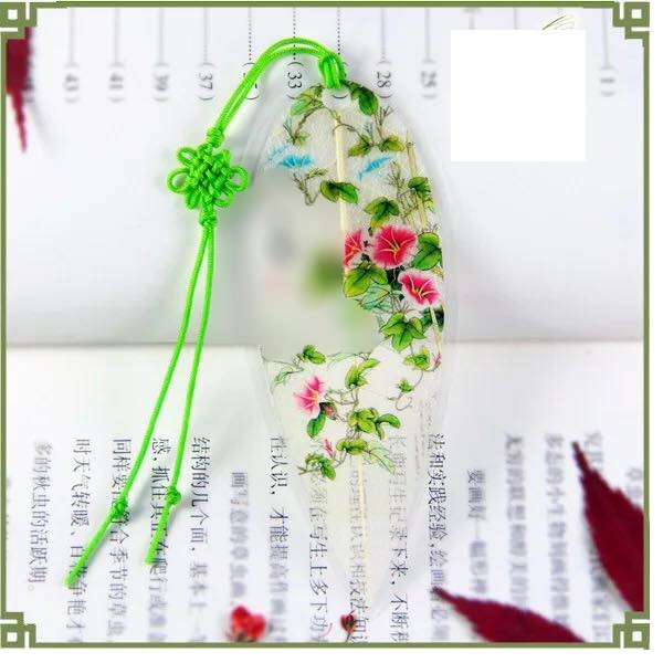 Bookmark gân lá hình hoa bỉ ngạn vong xuyên bookmark cổ trang kẹp sách đánh dấu trang