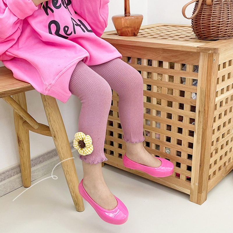 Quần Legging In Hoa Cho Bé Gái