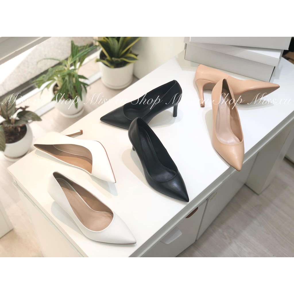 Giày nữ mũi nhọn 7 cm da lì thời trang  MYSS - CG143