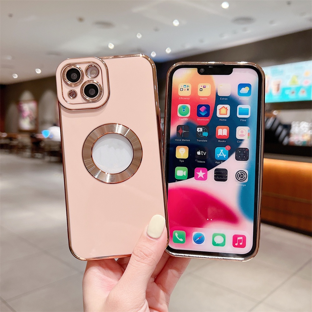 Sang Trọng Ốp Điện Thoại Mạ Điện Chống Sốc Cho IPhone 11 Pro Max 12 Pro Max x xs xr xsmax 7 plus 8 plus se2020 se2022 14 13