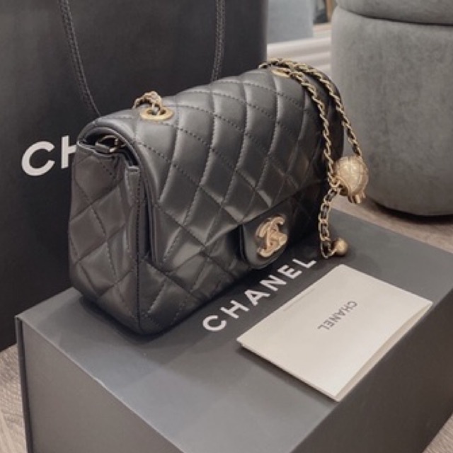 Túi Xách Đeo Chéo Đeo Vai QUẢNG CHÂU CAO CẤP Chanel Mini Quả Cầu Sup.per