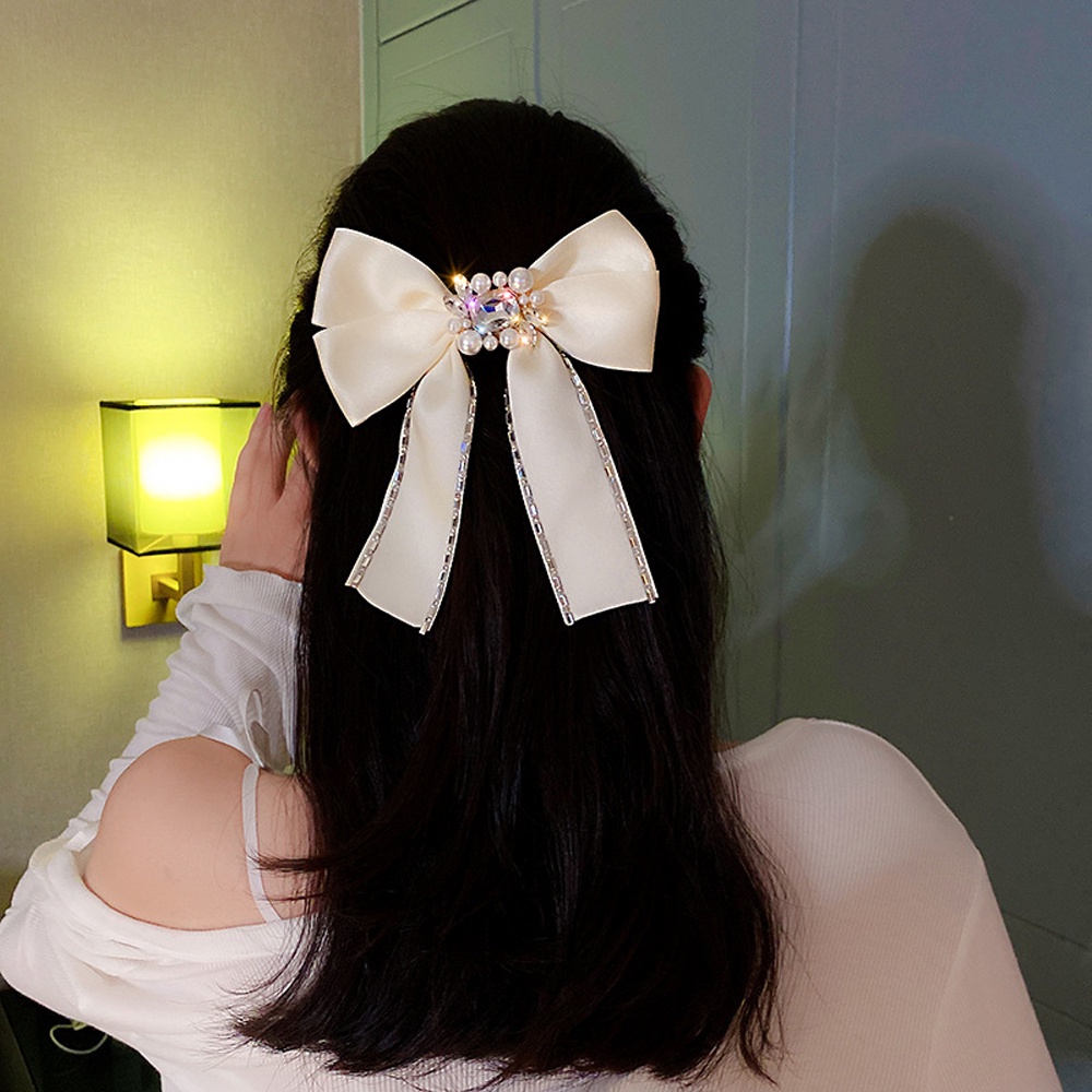 Kẹp Tóc Đính Ngọc Trai Giả Thời Trang Cho Nữ