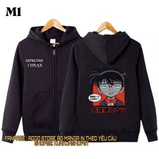 SALE- Áo Khoác Nỉ Ấm Thám Tử Lừng Danh Conan - cực ngầu