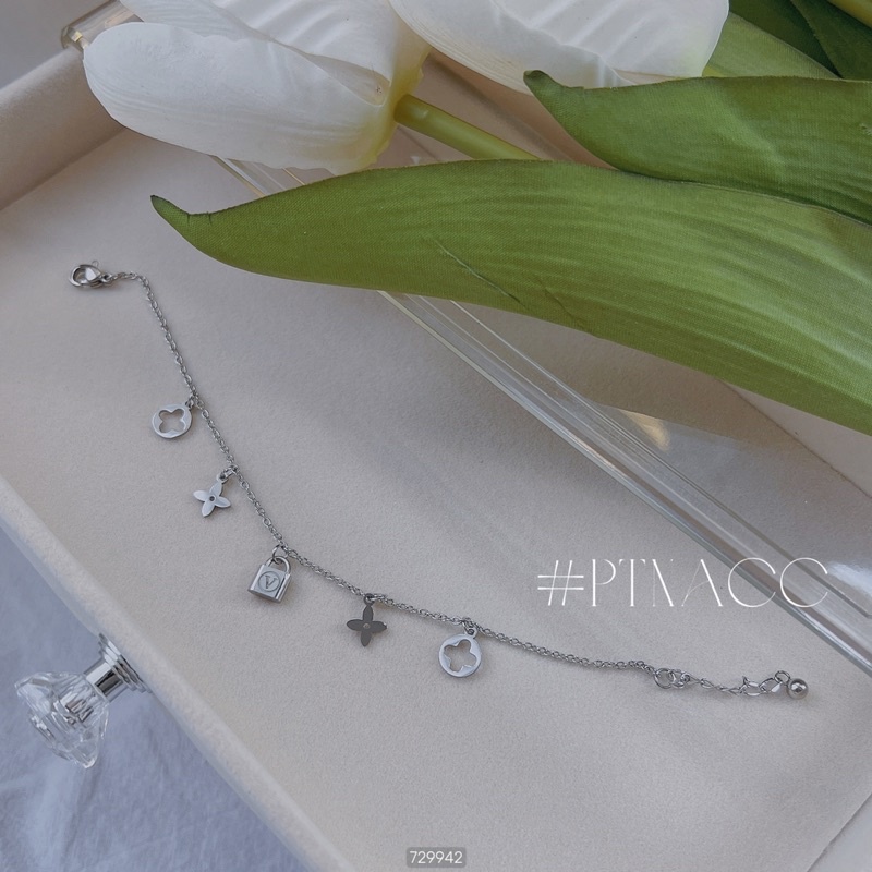 ᴾᵀᴺᵃᶜᶜ Lắc tay titan ổ khoá dây mảnh . L8728.88902