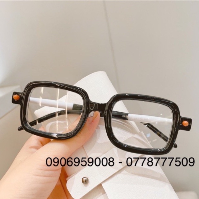 Kính Nam Nữ KUBORAUM Mắt Vuông Tròng Râm Hot Trend