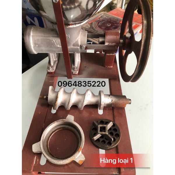 Cối say thịt ,cua ,cá cối gang 12 , máy đùn thịt , đùn xúc xích