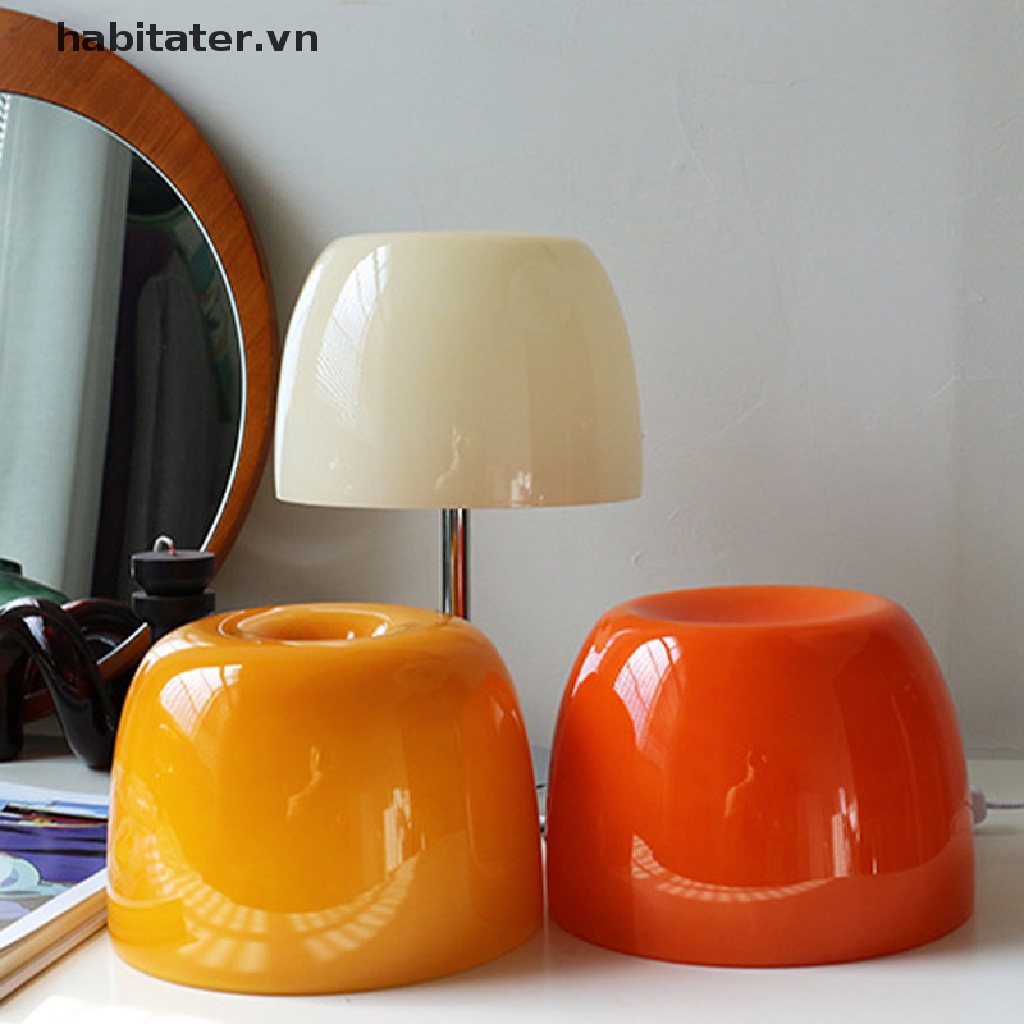 Đèn Để Bàn Bằng Kính Kiểu Retro Mỹ Trang Trí Phòng Khách