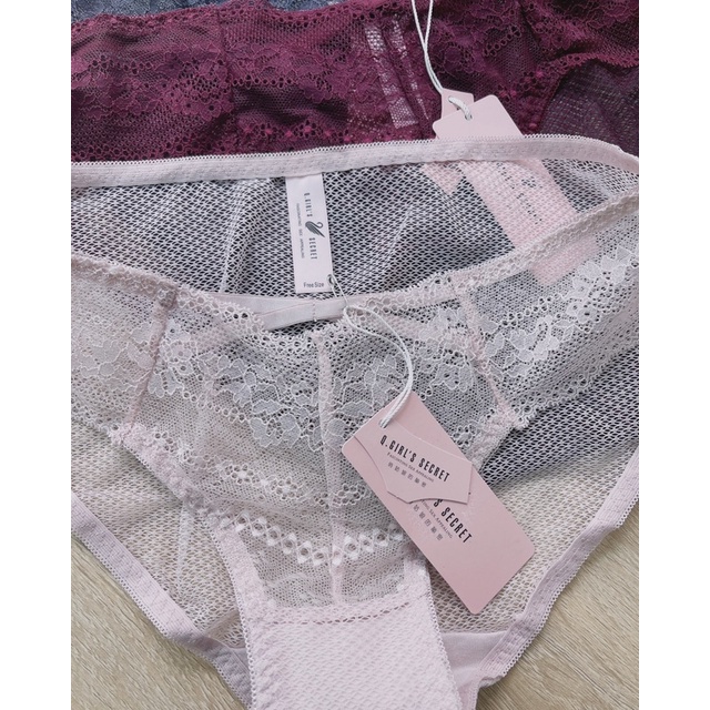 Quần Lót Ren Xuyên Thấu Thêu Hoạ Tiết Quyến Rũ _ Quần Lót nữ Ren tôn dáng gợi cảm sexy