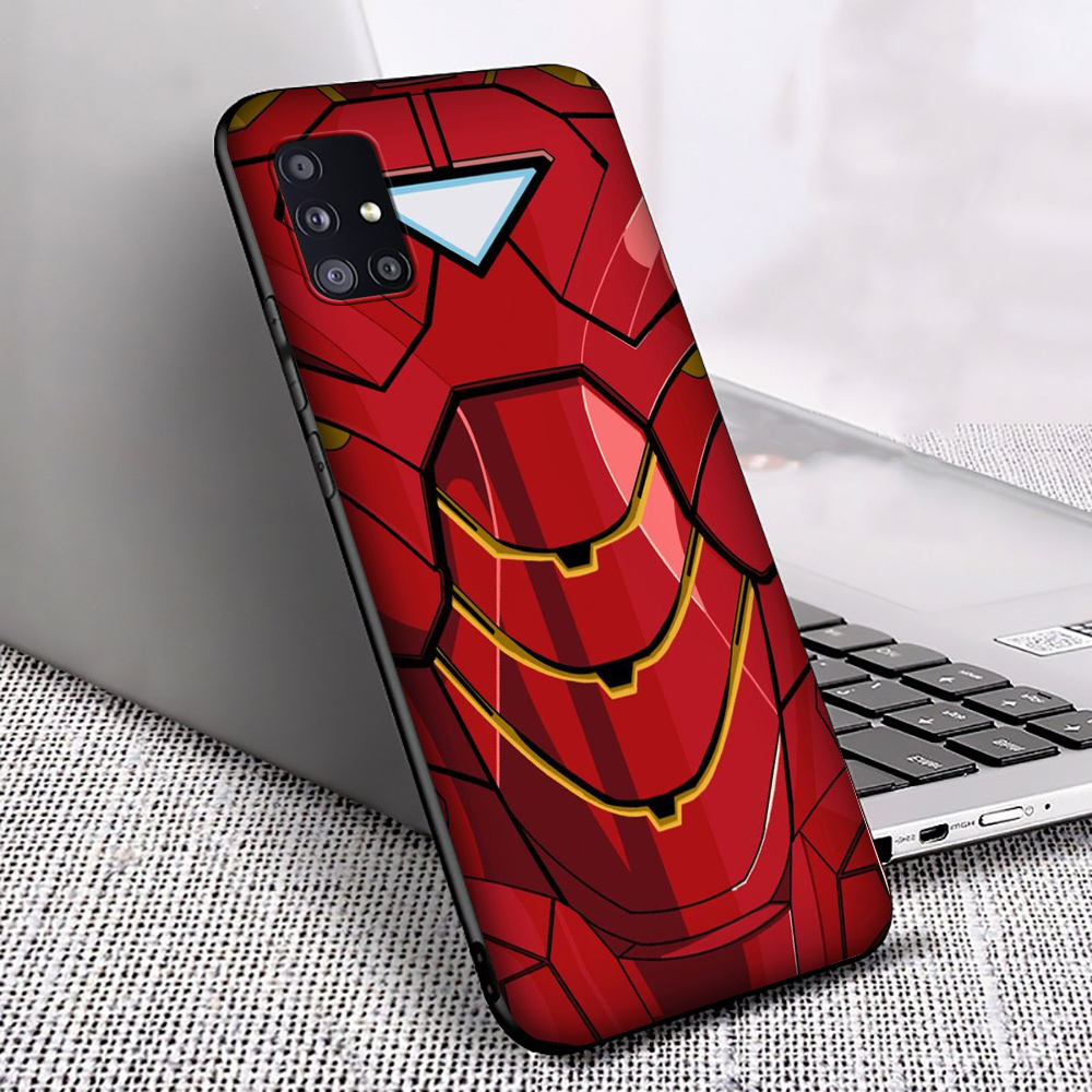 Ốp Điện Thoại Mềm Hình Marvel Iron Man Mp109 Cho Samsung A10 A20 A20E A30 A40 A50 A60 A70 J4 J6 J7 Duo Prime