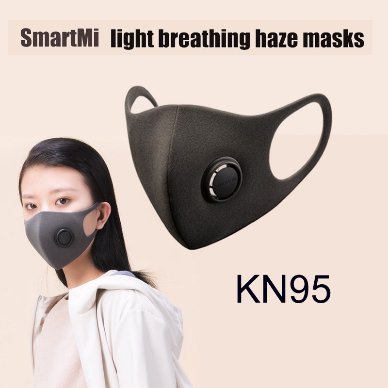 3pcs Xiaomi Masker Smartmi Anti Polusi Pm2.5 Kn95
