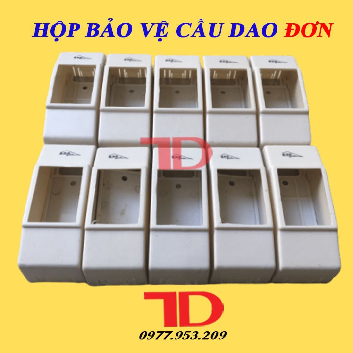 Combo 10 hộp CB cóc, hộp bảo vệ cầu dao đơn
