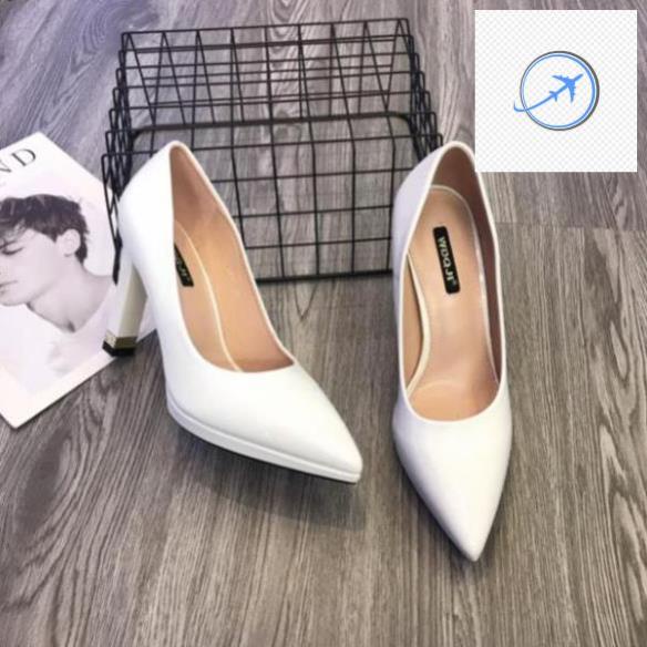 👘👘 Giày cao gót nhập khẩu 11 phân full box da bóng gót đá trụ mũi nhọn cao cấp sang chảnh *^ ^ * < 👘