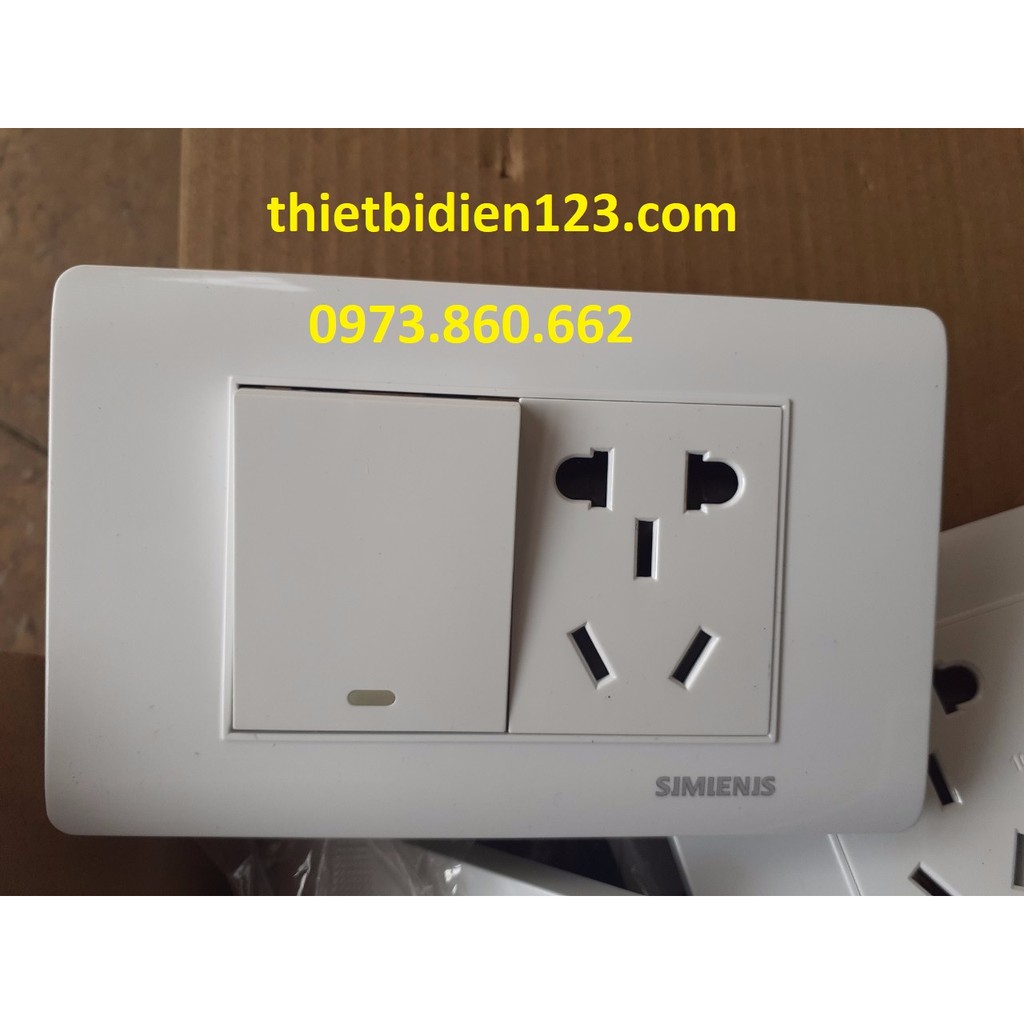 ổ cắm công tắc chữ nhật chuẩn 118