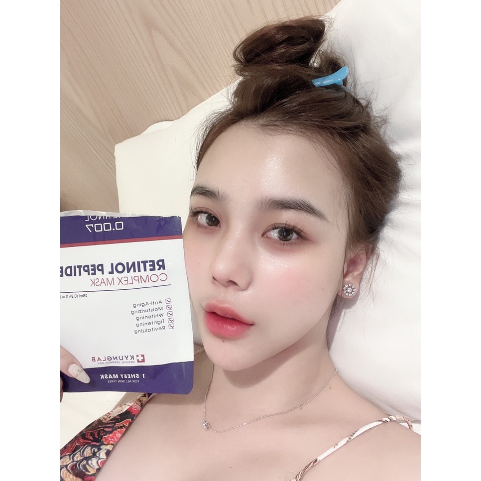 Mặt Nạ Retinol Peptide Complex Mask  - Giải Pháp Cho Da Tại Nhà Chuẩn Clinic
