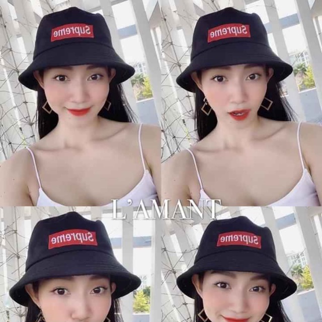 Nón Bo vành Supreme + kính bảo vệ
