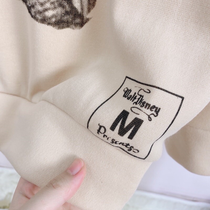  Áo sweater nỉ cotton đôi thỏ dài tay dáng rộng freesize <68kg MSP57BL | BigBuy360 - bigbuy360.vn