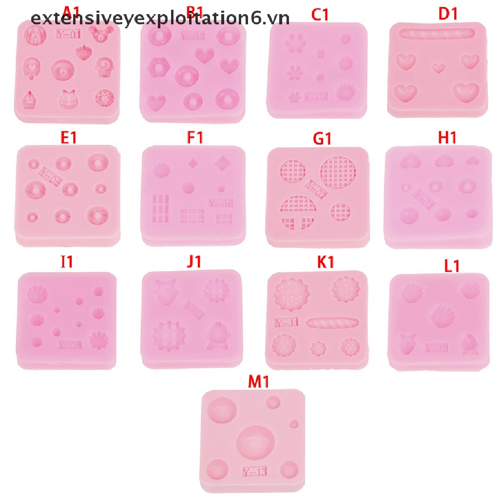 Khuôn Silicone Làm Đá Quý / Trang Sức Mini E6VN / E6VN