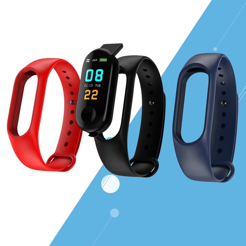 Dây Đeo Cao Su Thay Thế Cho Xiaomi Miband 3 4