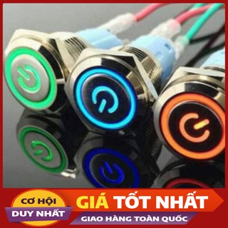 Công tắc có đèn 12v ấn giữ