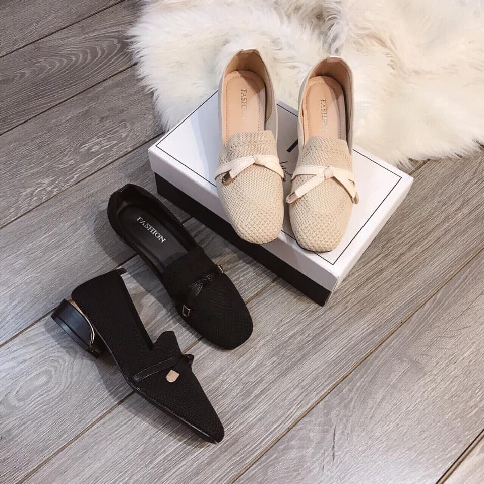 giày lười len nơ g78