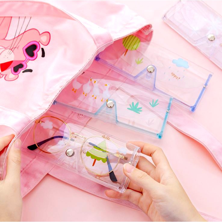 Hộp đựng kính trong suốt cỡ to đựng kính thời trang D13 | BigBuy360 - bigbuy360.vn