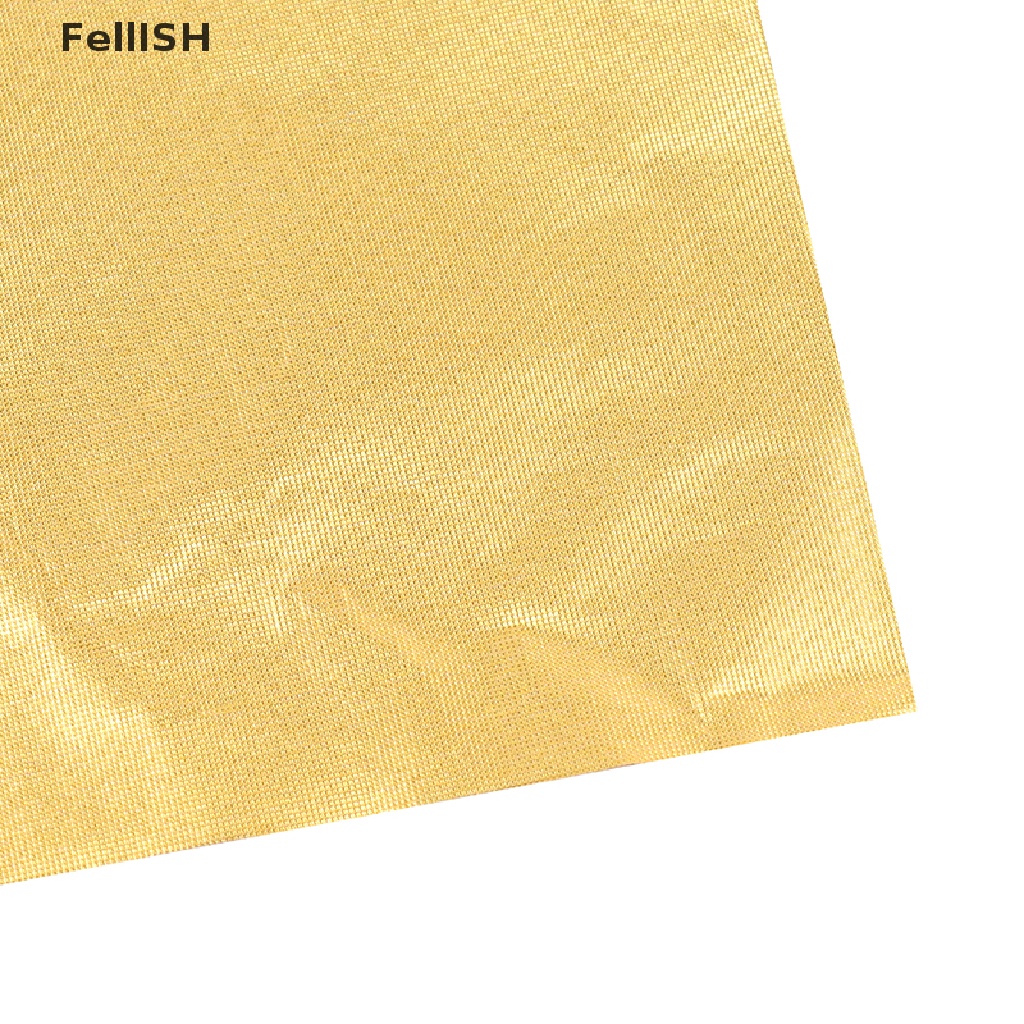 [Felli] Set 100 Tờ Giấy Nhôm Gói Kẹo Sô Cô La Màu Vàng 439br