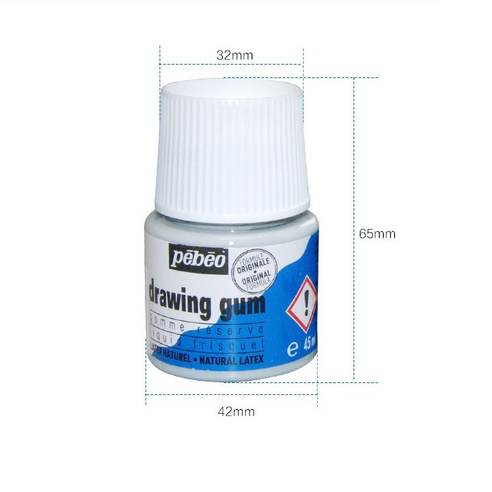 Keo chặn Pebeo hũ Drawing Gum Art Masking Fluid 45ml