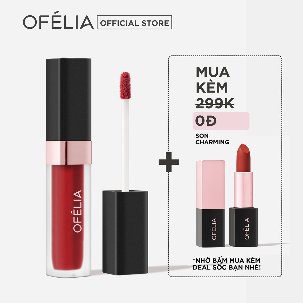 Son Kem Màu Sweet As You - OFÉLIA Cotton Lip Cream (6ml) | Thế Giới Skin Care