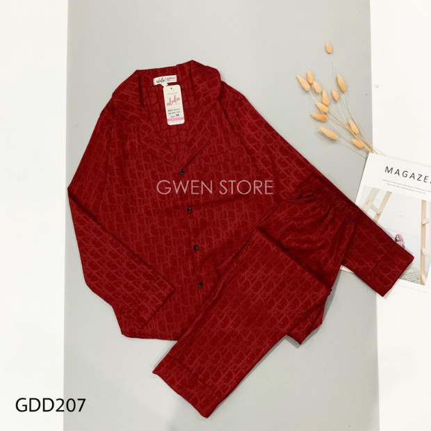 ĐỒ BỘ PIJAMA LỤA GẤM CAO CẤP NỮ | BigBuy360 - bigbuy360.vn