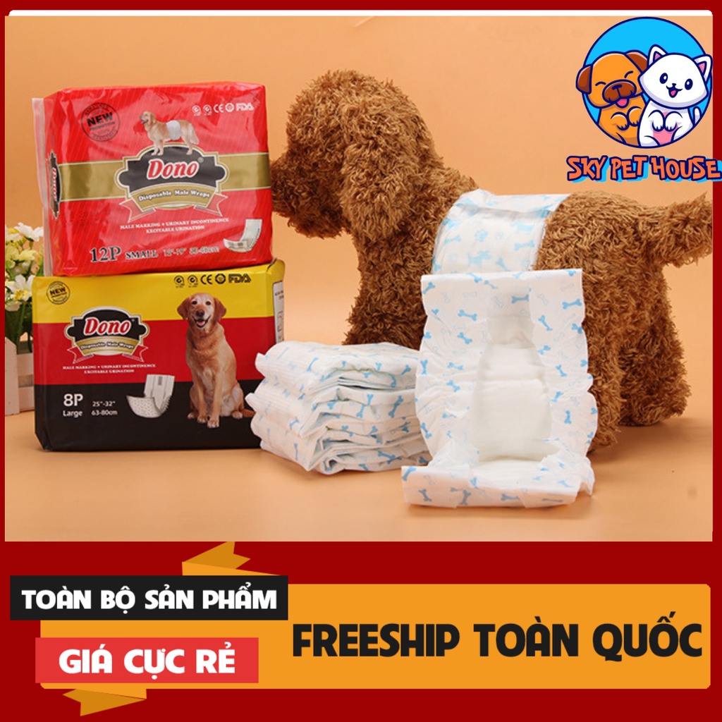 💟XẢ KHO GIÁ SỐC💟Bỉm DONO dành cho chó đực chính hãng, Bỉm chó đực Dono, Bỉm vệ sinh Dono siêu thấm hút