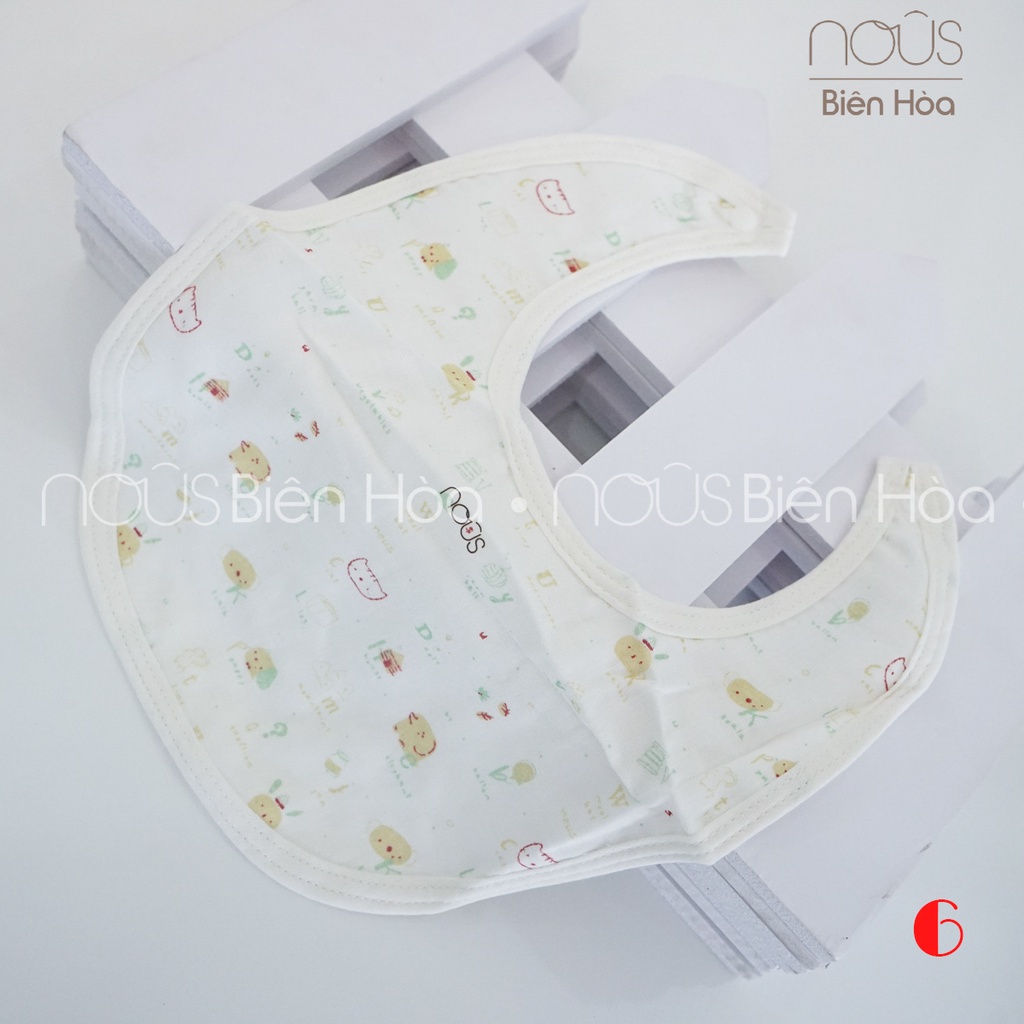 Yếm hình chó mèo xanh nous cho bé