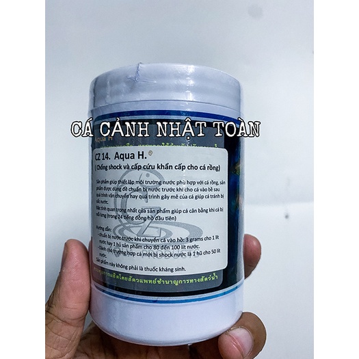 AQUA H CHỐNG SHOCK VÀ CẤP CỨU CHO CÀ RỒNG THÁI LAN 250G