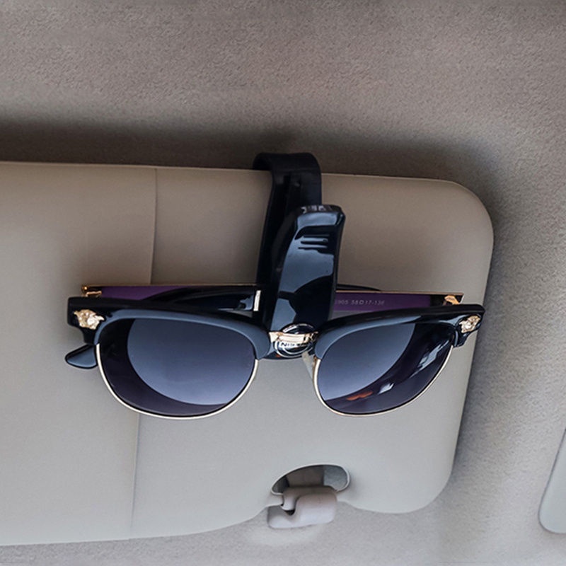 1 Kẹp Giữ Mắt Kính / Thẻ / Mắt Kính Gắn Trên Xe Hơi