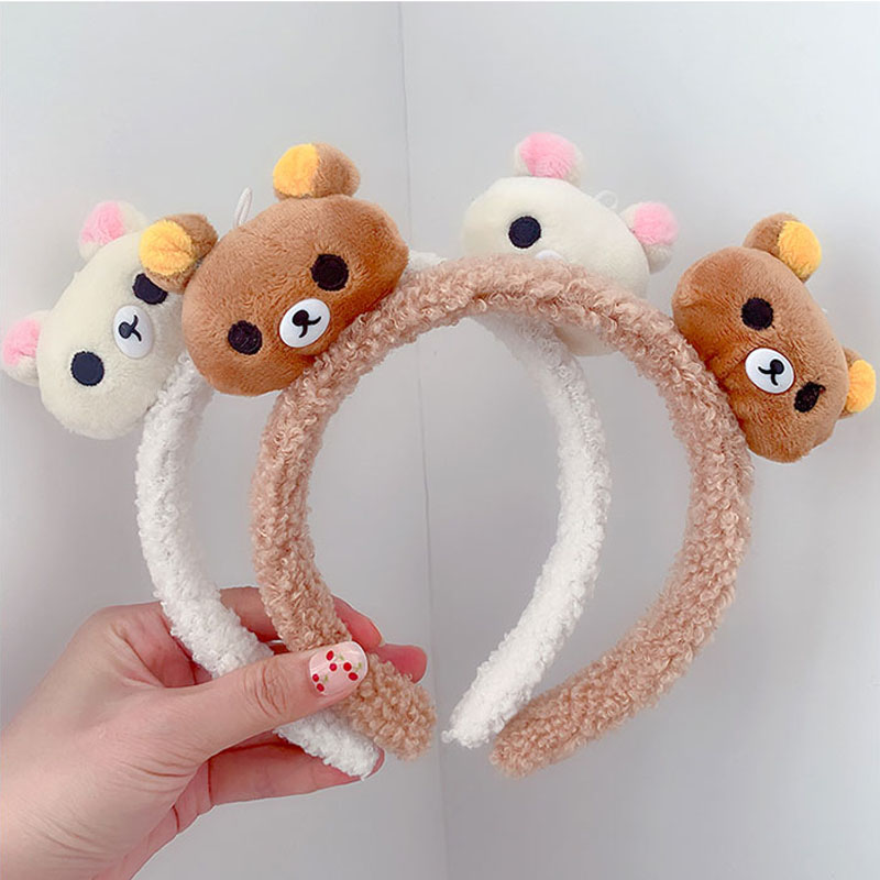 Dây Cột Tóc Hình Gấu Hoạt Hình Dễ Thương Phong Cách Hàn Quốc Cho Nữ