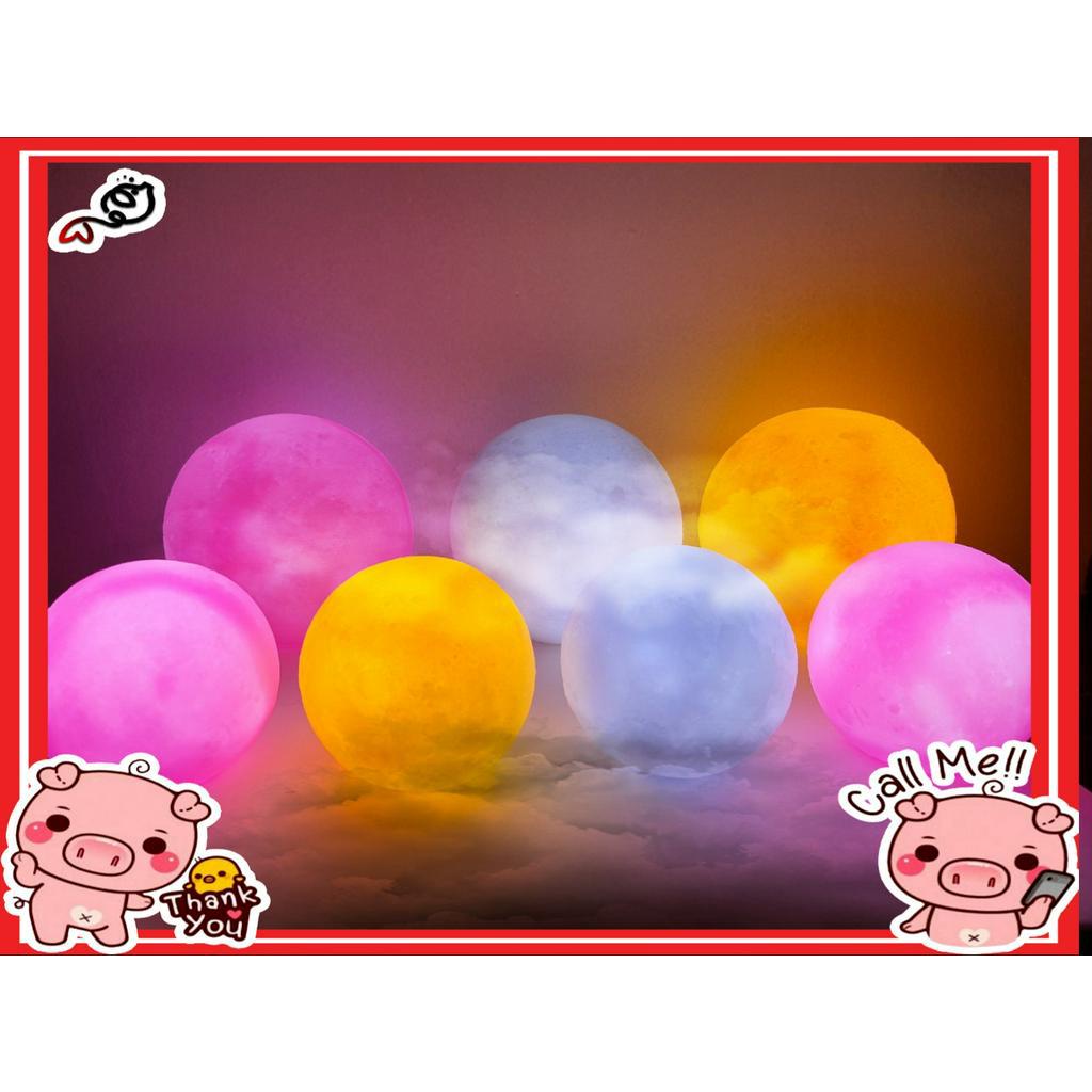 Đèn ngủ hình mặt trăng thiết kế 3D dễ thương hot trend tiktok